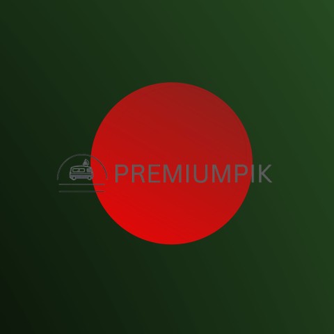 Bangladesh Gradient background flag design