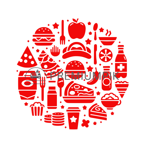 Foods vector design