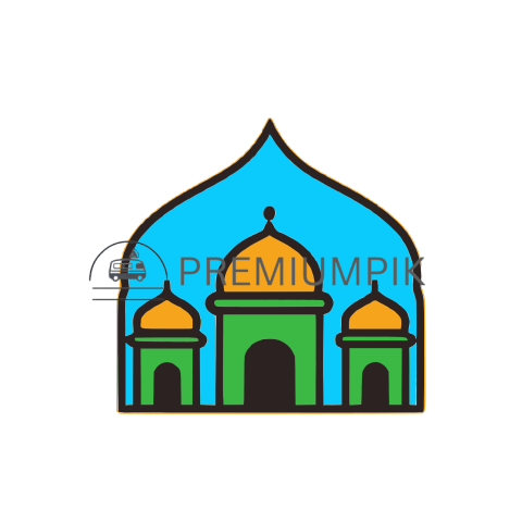 Amazing mosque icon png transparent design