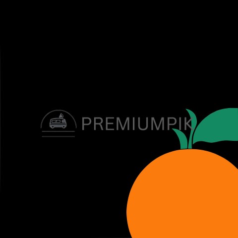 Orange vector background design