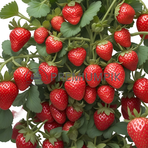 Strawberries Red Fruit tree