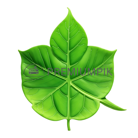 Leaf transparent image