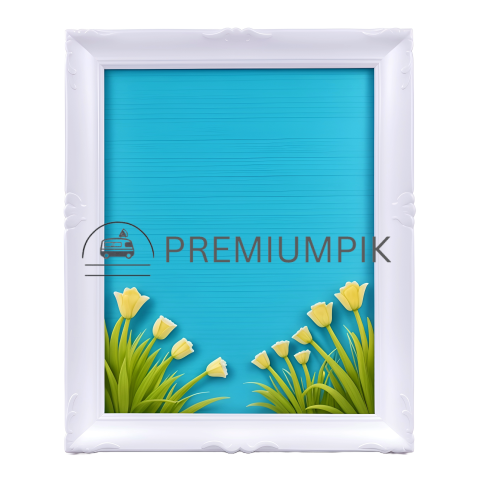 Readymade frame with nature art