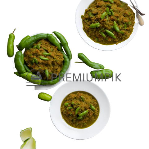 Green chilies transparent image