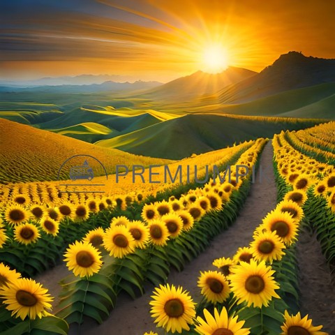 sunflowers photo ai